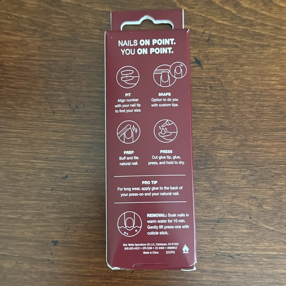 NWT OPI Got The Blues For Red Press-On Nails! - Picture 11 of 16